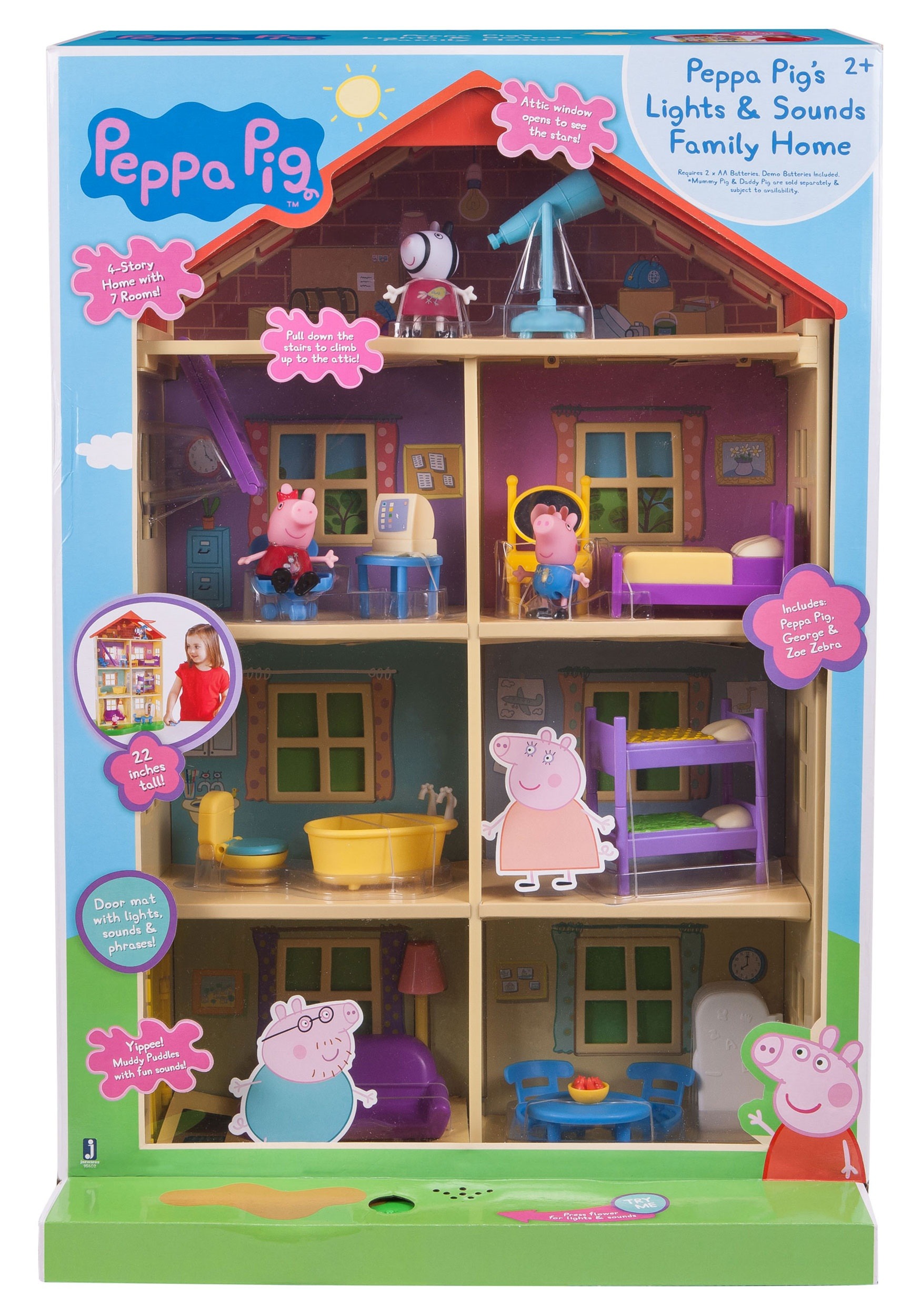 peppa pig family house playset