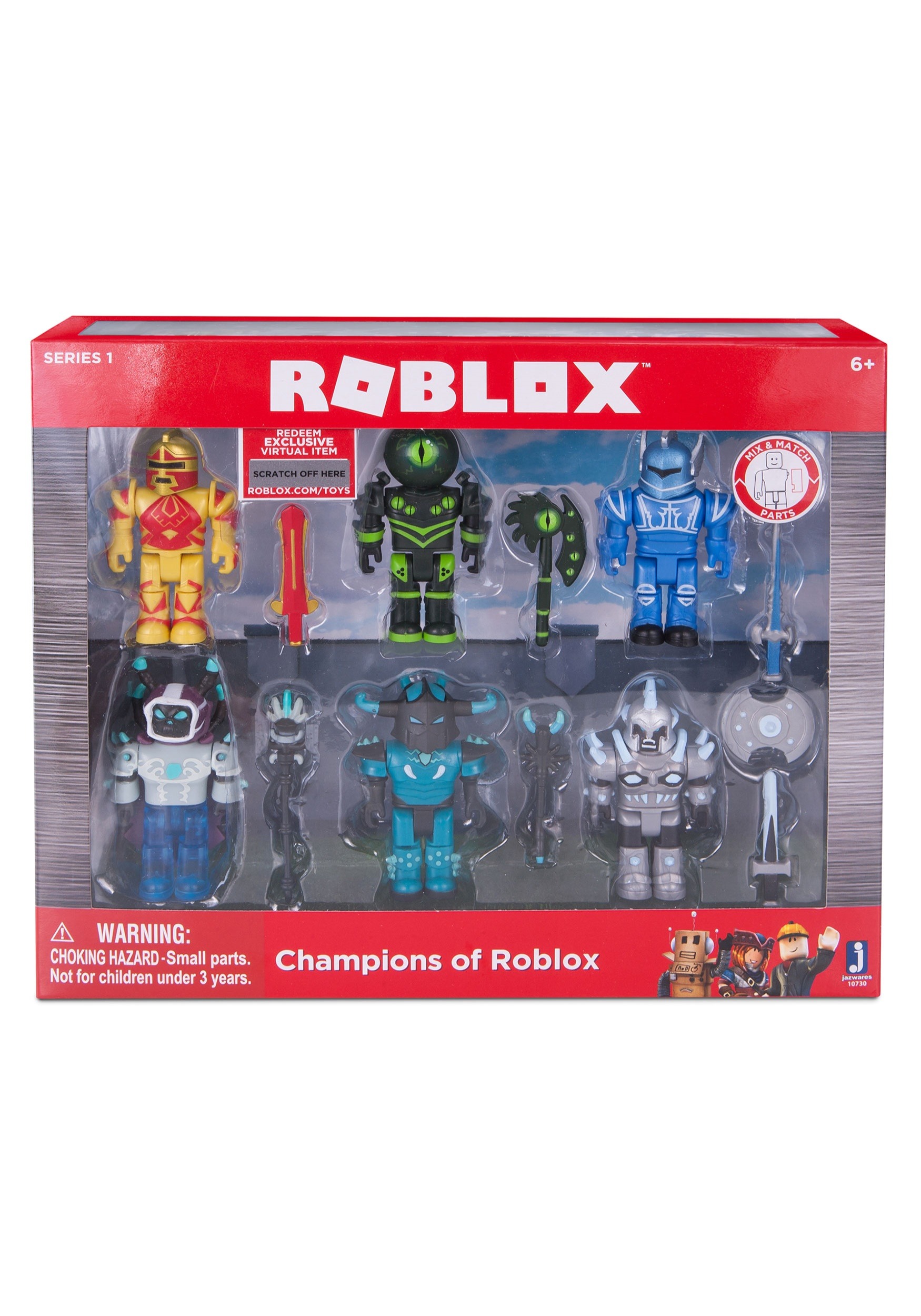 Roblox Champions 6 Figure Multipack - hooded figure roblox