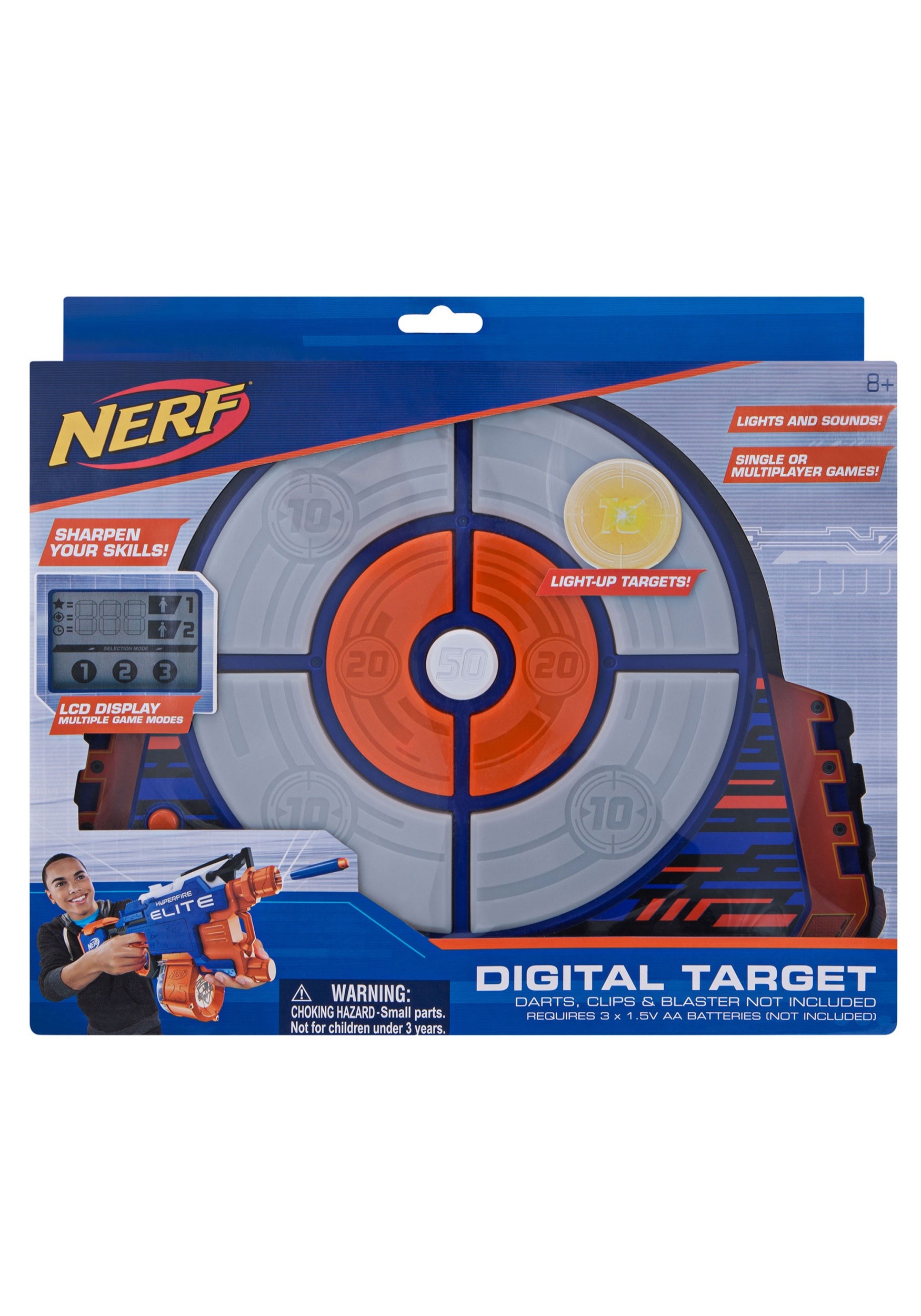 nerf gun elite digital target