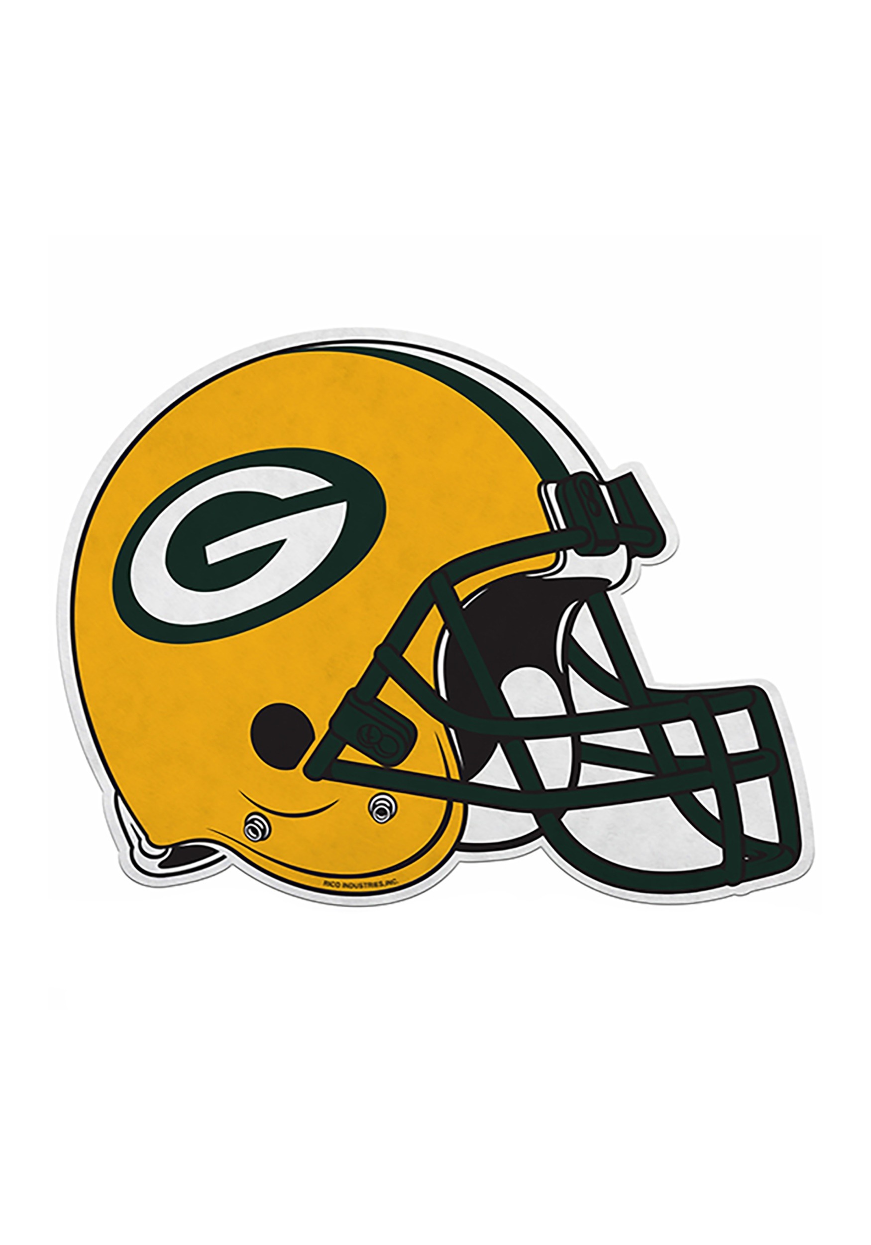 Green Bay Packers Die Cut Helmet Pennant