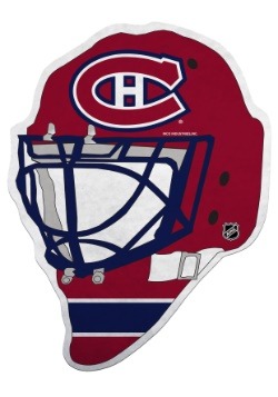 NHL Montreal Canadiens Die Cut Goalie Mask Pennant