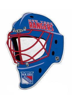 NHL New York Rangers Die Cut Goalie Mask Pennant