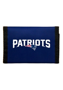 NFL New England Patriots Nylon Tri-Fold Wallet