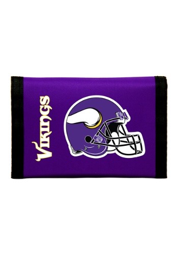 NFL Minnesota Vikings Nylon Tri-Fold Wallet