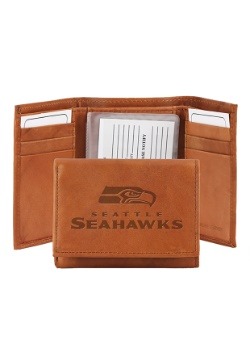 NFL Seattle Seahawks Genuine Leather Tri-Fold Wallet