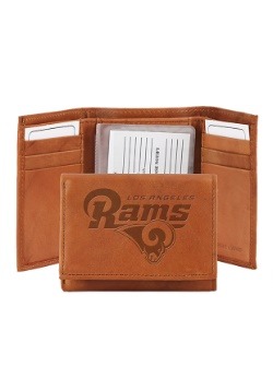 NFL Los Angeles Rams Genuine Leather Tri-Fold Wallet