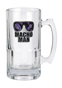 WWE Macho Man 32 oz Macho Glass Mug