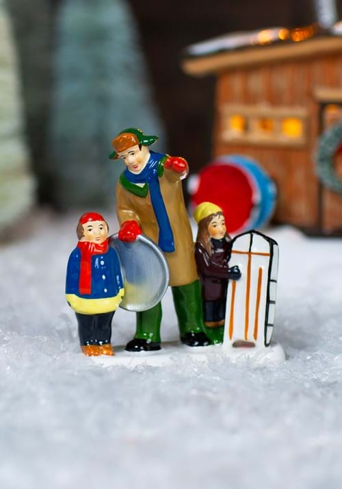 Department 56 Christmas Vacation Bingo Sledding Figurine