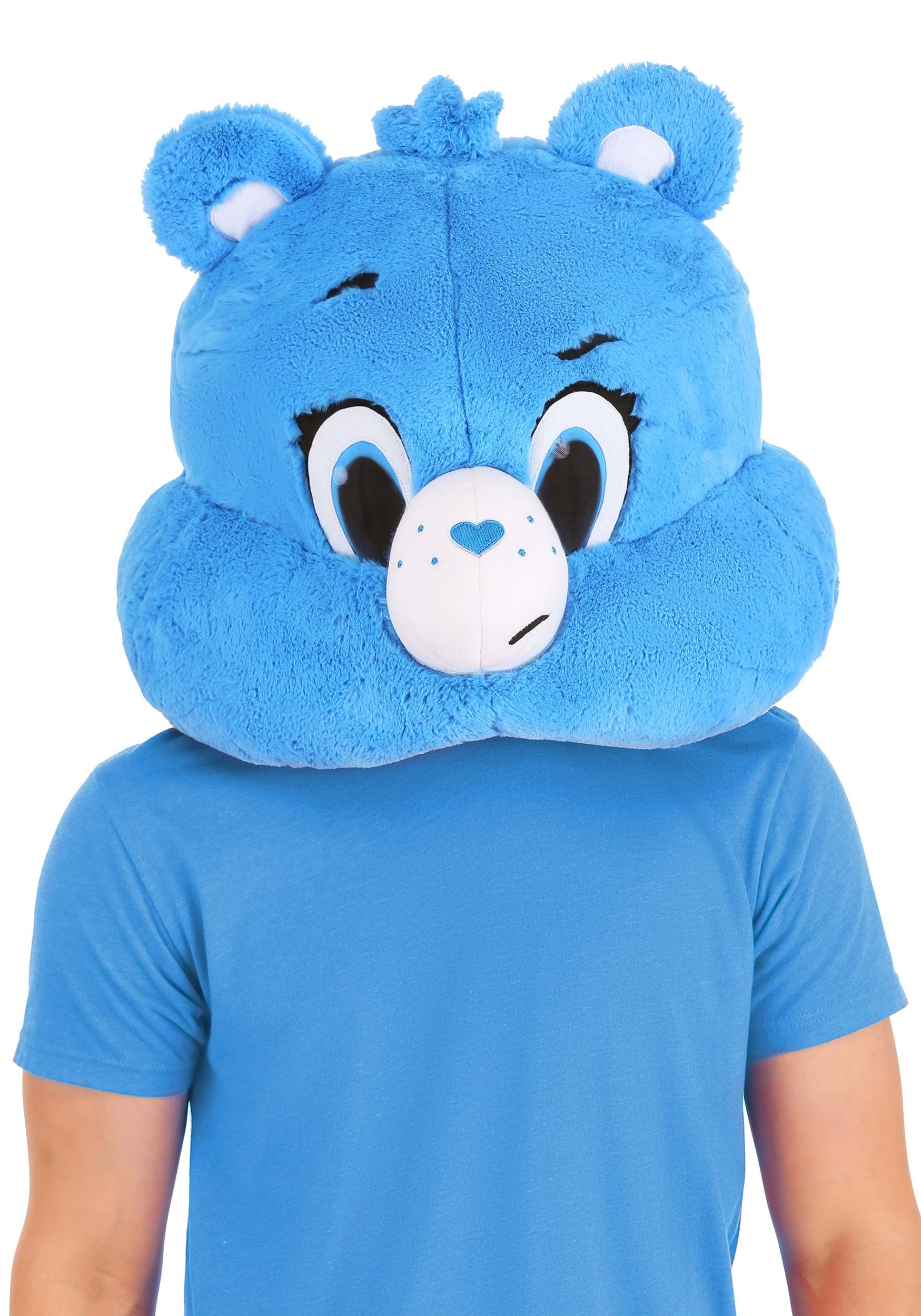Care Bears Grumpy Bear Mascot Mask for Adults