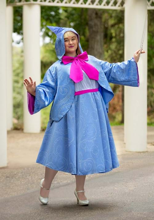 Plus Size Adult Fairy Godmother Costume2