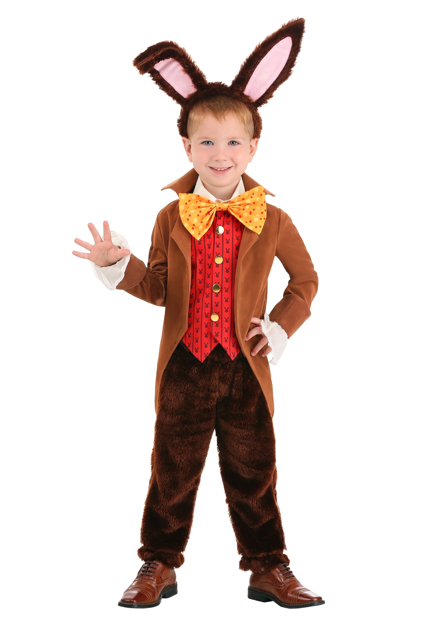 Photos - Fancy Dress March FUN Costumes Tea Time  Hare Costume for Toddlers Brown/Orange/ 