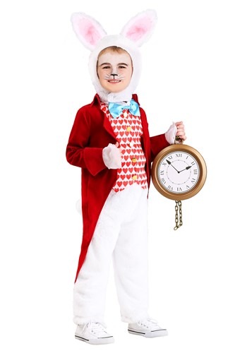 Toddler Dignified White Rabbit Costume