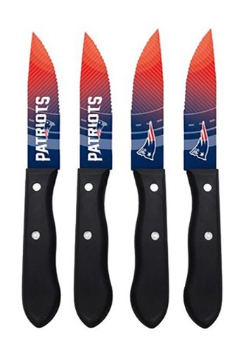 NFL New England Patriots 4 Pieces Steak Knife Set