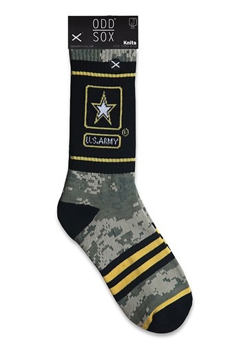 Odd Sox US Army Camo Knit Socks For Adults