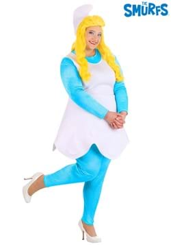 The Smurfs Women's Plus Size Smurf Smurfette Costume