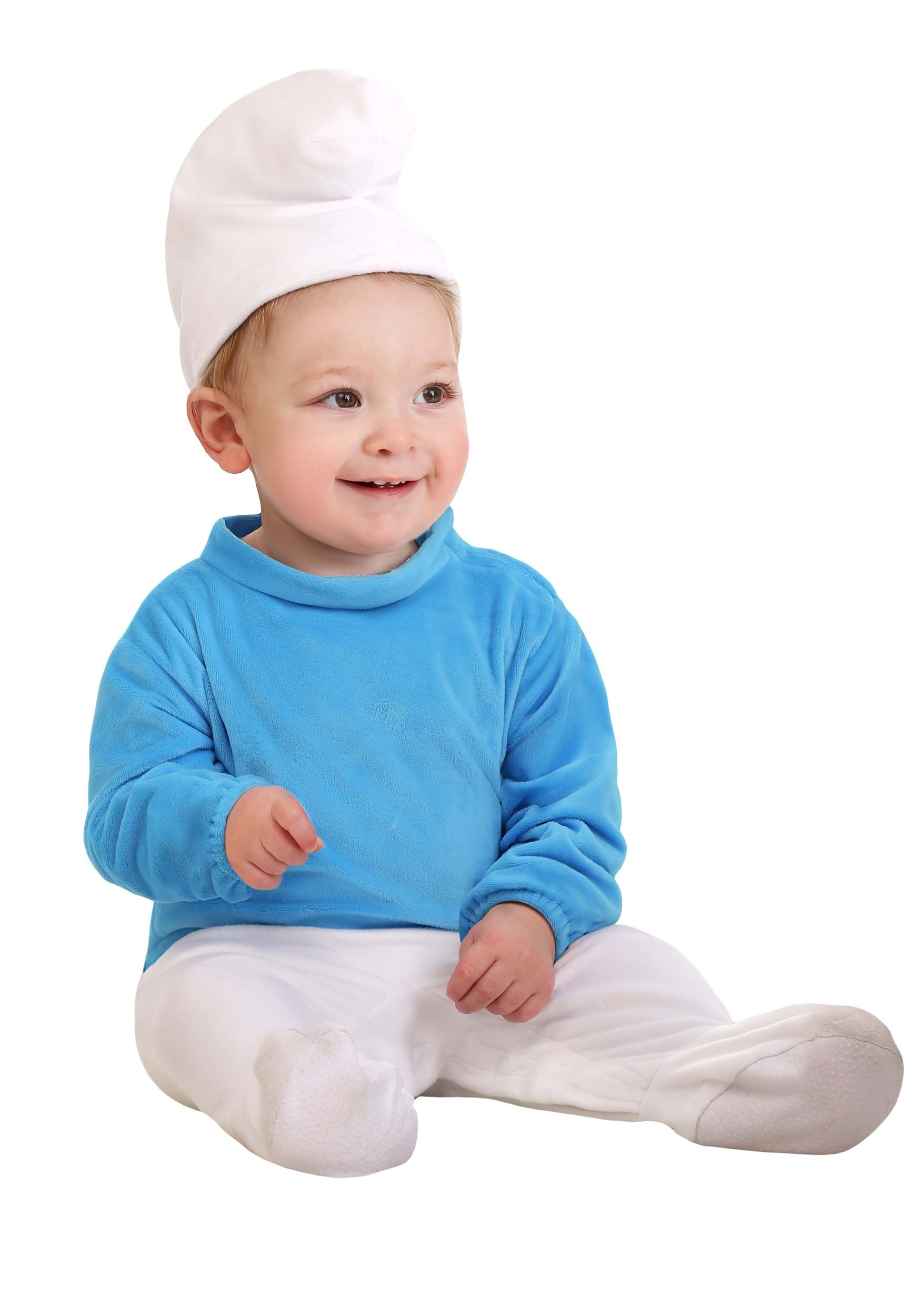 Photos - Fancy Dress FUN Costumes Infant The Smurfs Smurf Costume Blue/White FUN0844IN