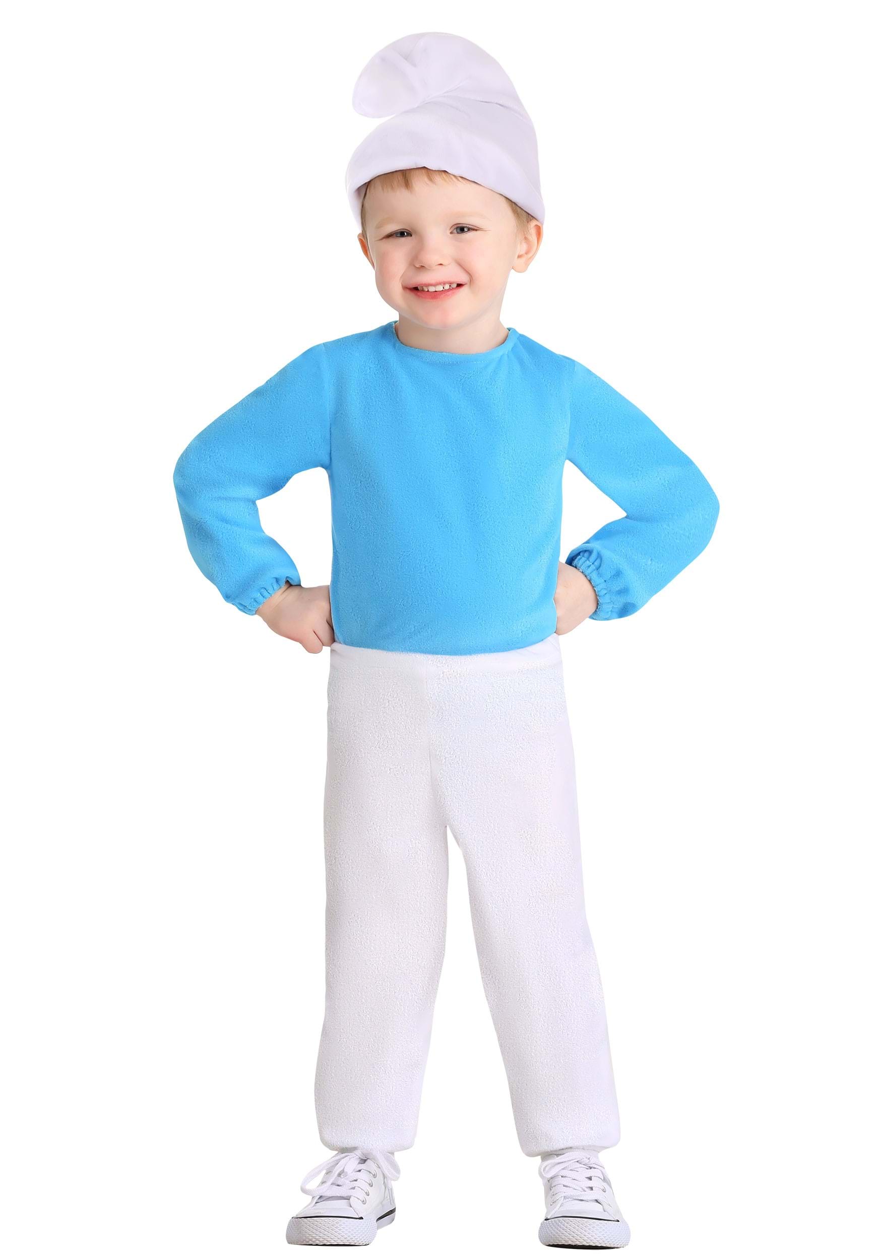 Photos - Fancy Dress Toddler FUN Costumes  The Smurfs Smurf Costume Blue/White FUN0843TD 