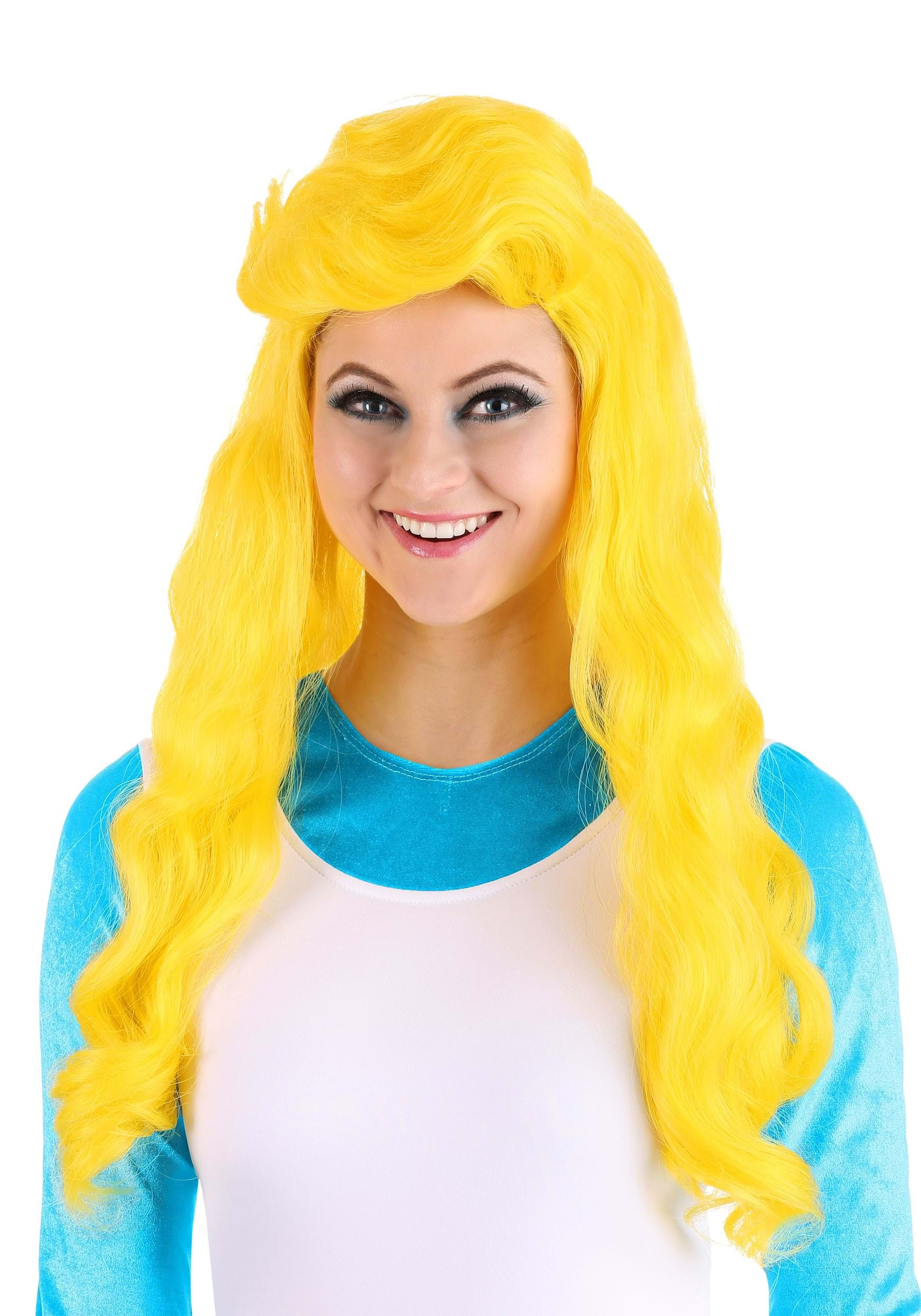 The Smurfs Womens Classic Smurfette Wig