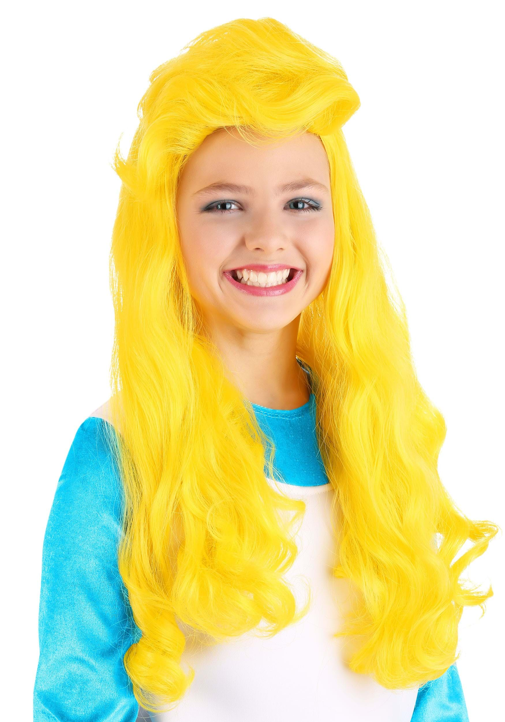 Girls The Smurfs Smurfette Wig | Costume Wigs