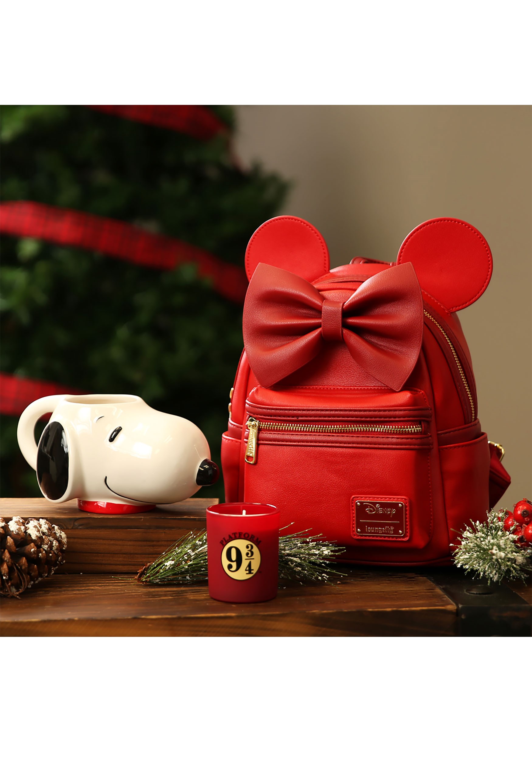 loungefly red backpack