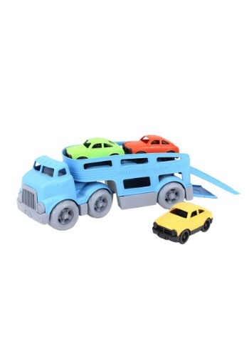 green toys car carrier vehicle