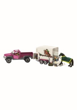 Pick-Up Truck w/ Horse Box