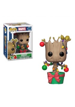 Pop! Marvel Holiday Groot with Lights & Ornaments