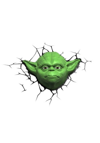 Star Wars Yoda Face 3D Light