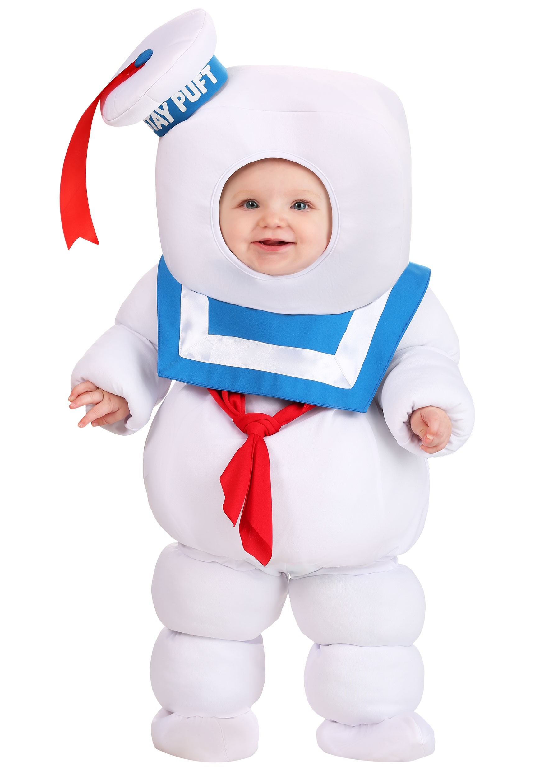 Photos - Fancy Dress Ghostbusters FUN Costumes  Infant Stay Puft Costume Blue/Red/White 