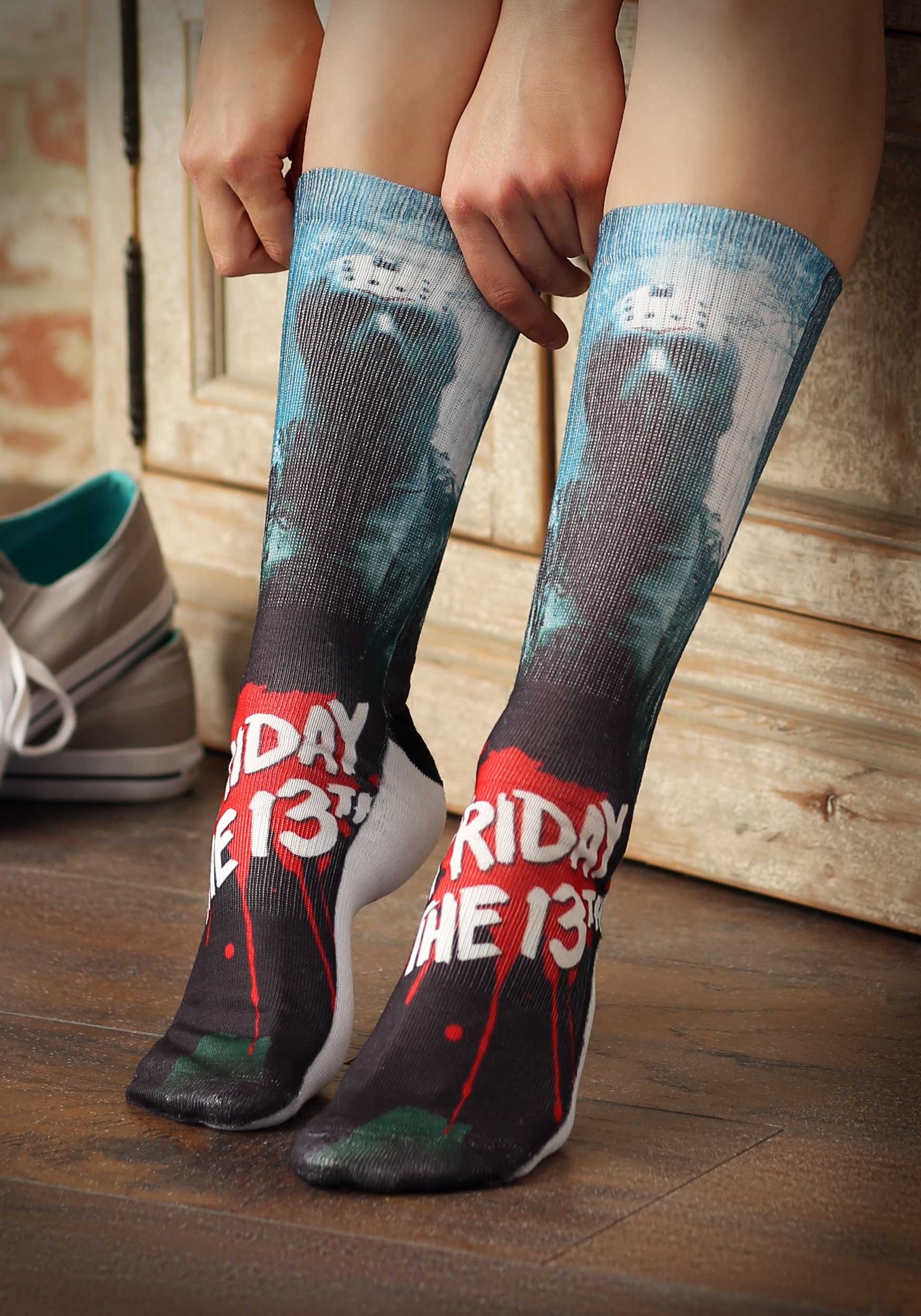 Friday the 13th Mens Jason Crew Socks