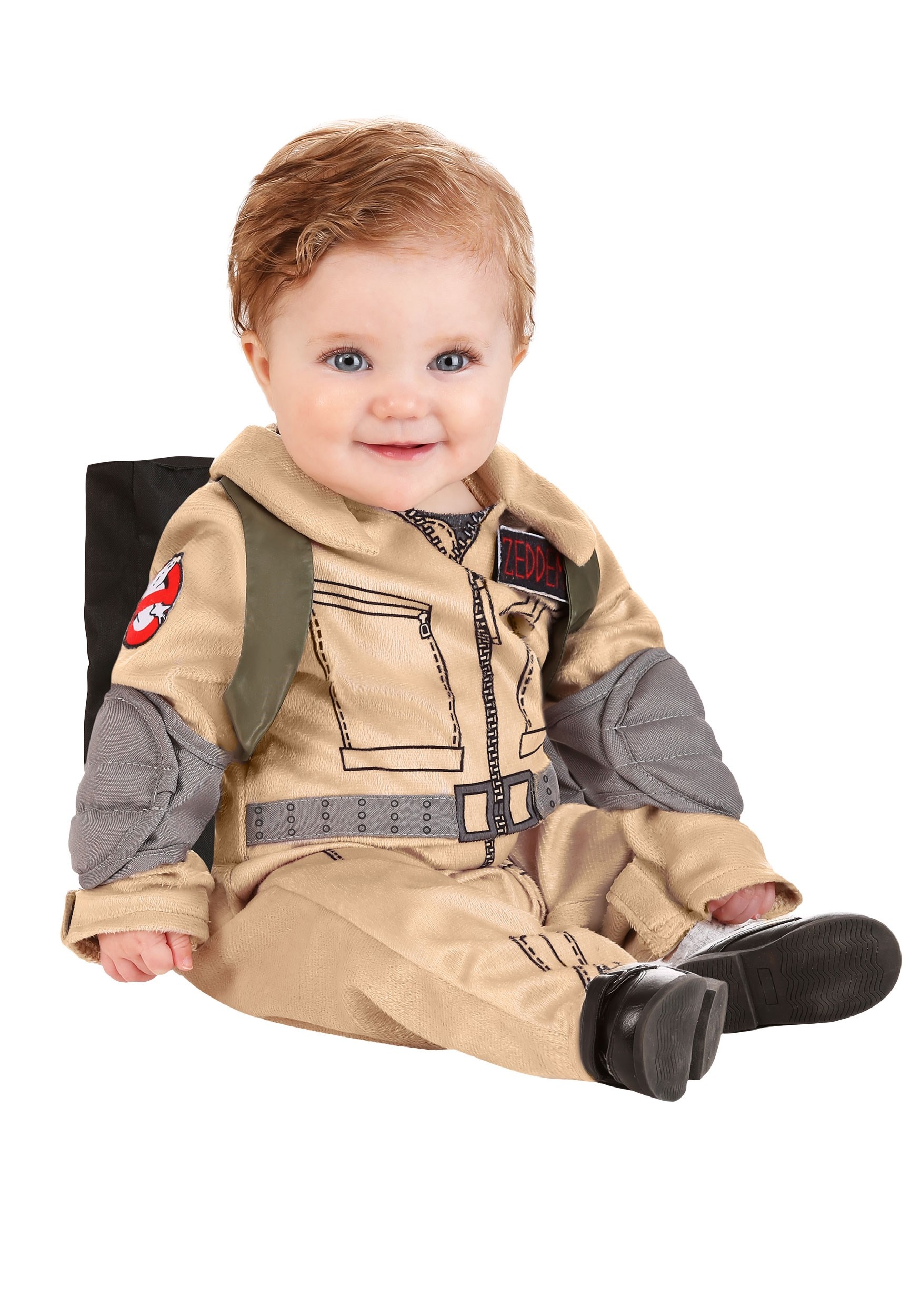 Photos - Fancy Dress Ghostbusters FUN Costumes  Jumpsuit Infant Costume Black/Brown/Red 