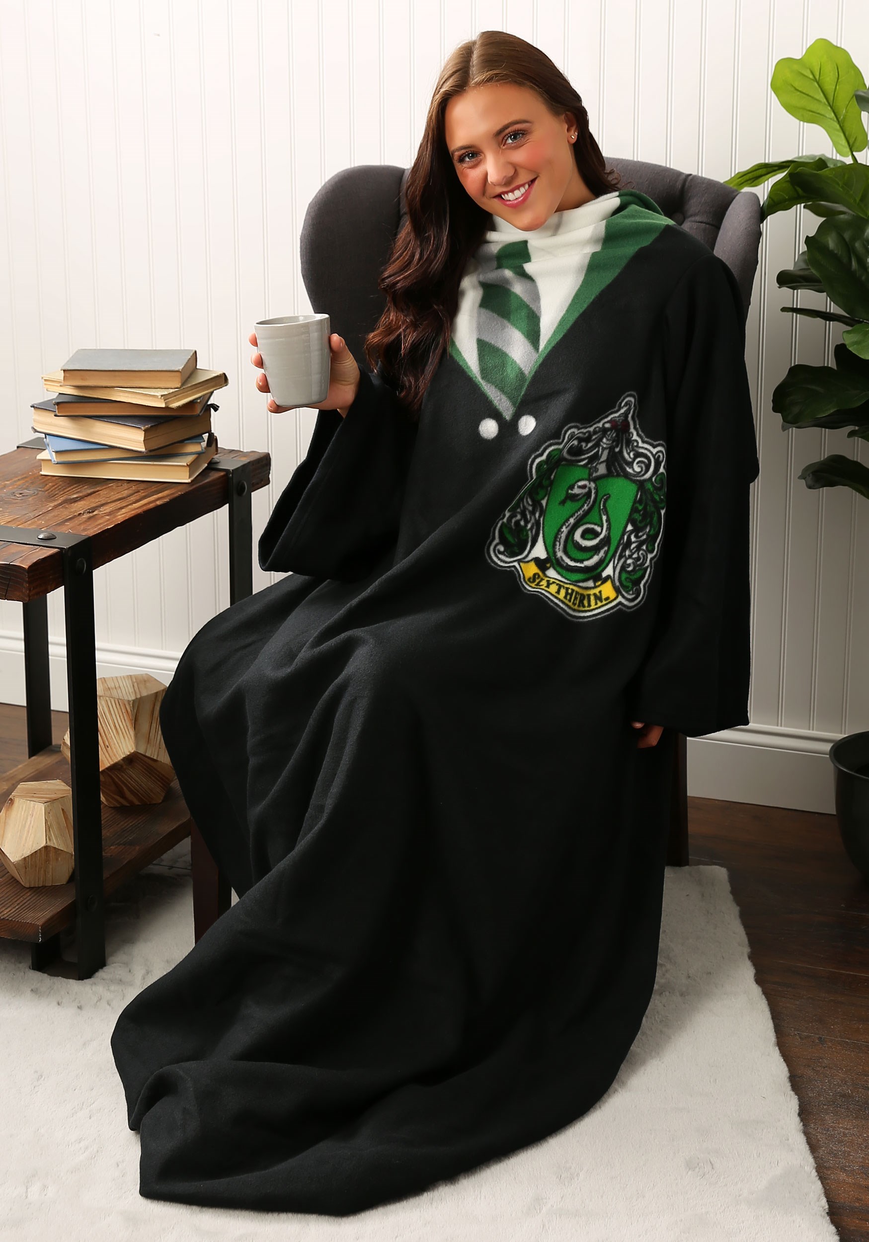 Harry Potter Slytherin Comfy Throw Blanket