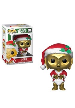 Pop! Star Wars: Holiday- C-3PO as Santa Bobblehead Figure