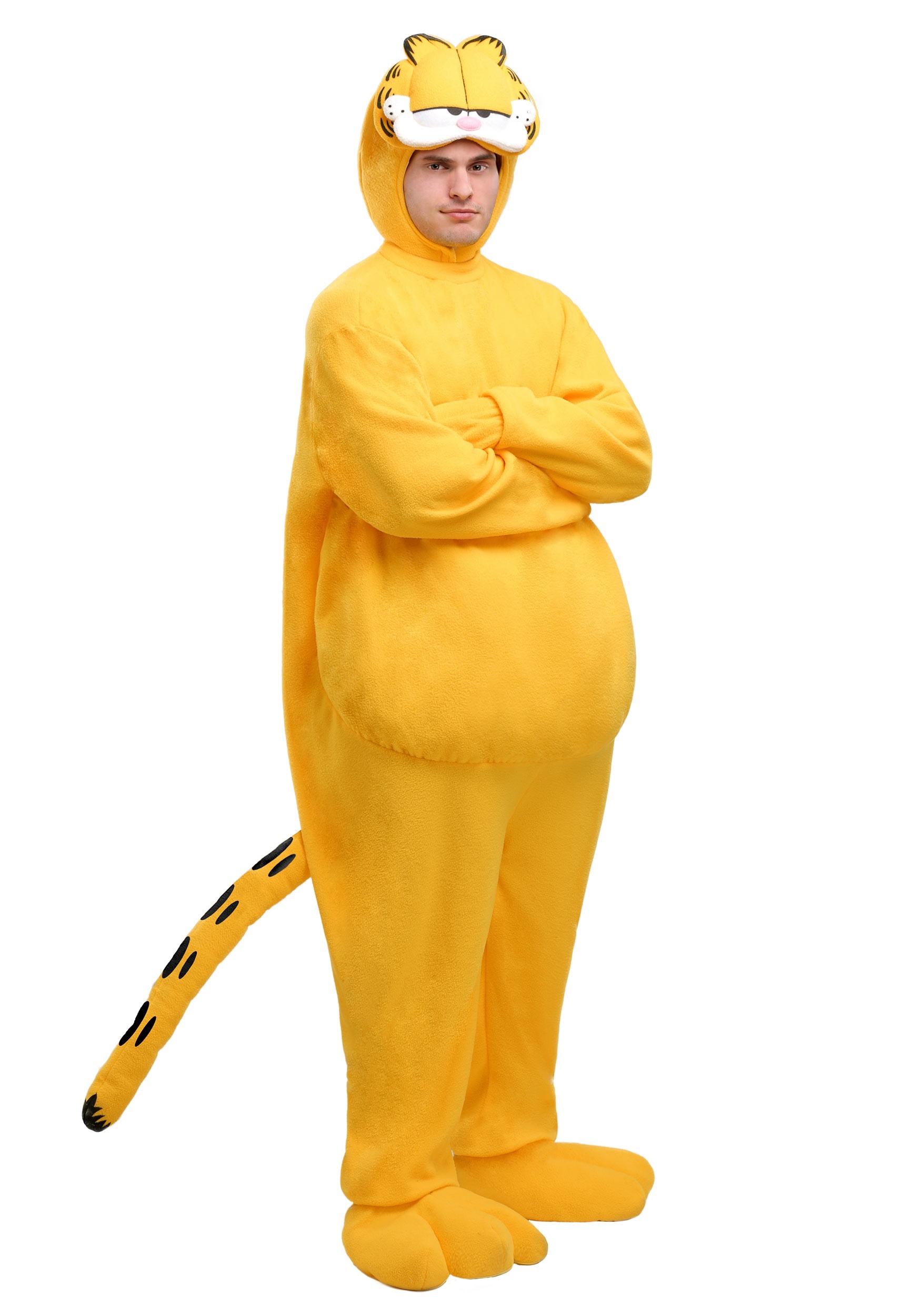 Photos - Fancy Dress FUN Costumes Garfield Costume Adult Orange GAR2504AD