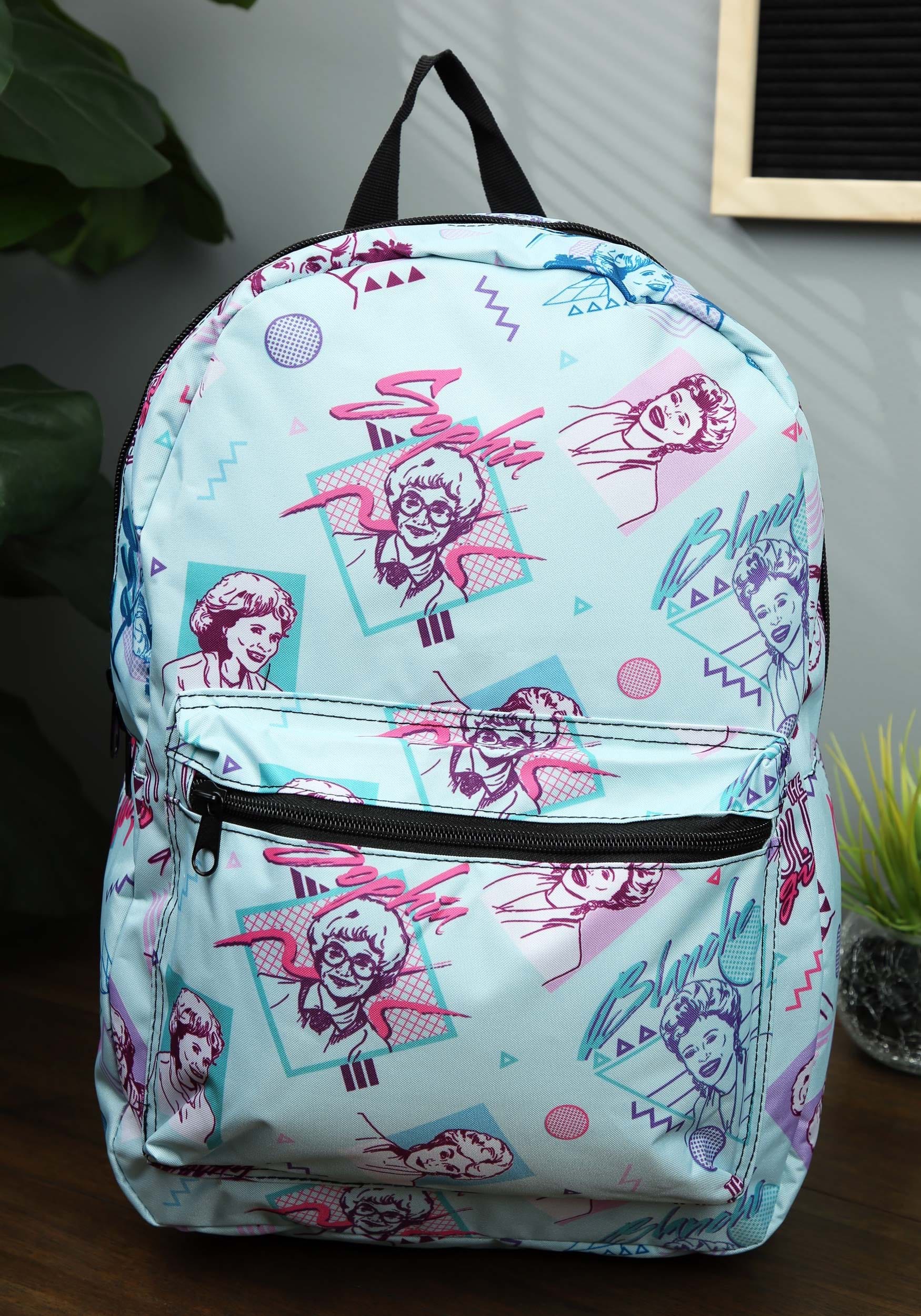 All Over Golden Girls Print Sublimated Backpack
