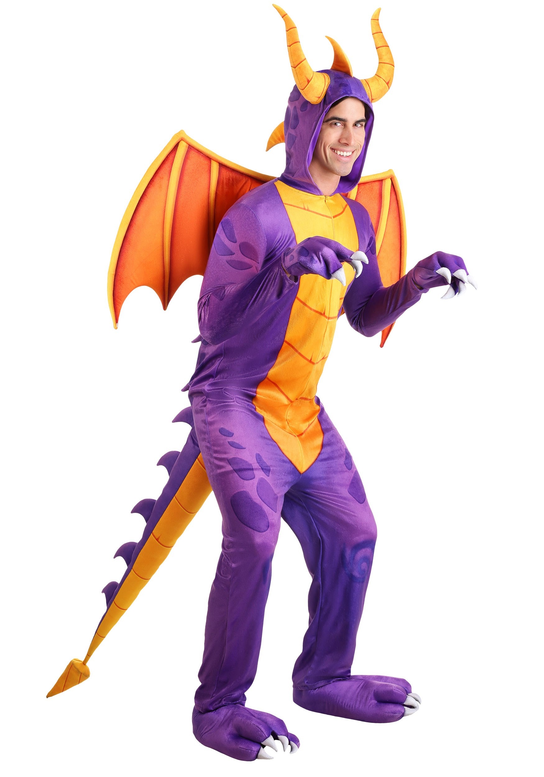 Spyro the Dragon Costume Jumpsuit for Adults