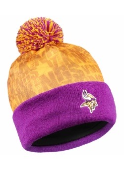 Minnesota Vikings Team Logo Light-Up Beanie