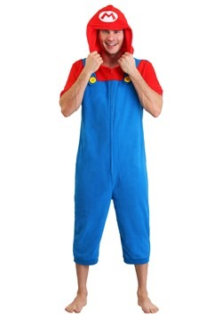 Men's Mario Cosplay Romper Update Main