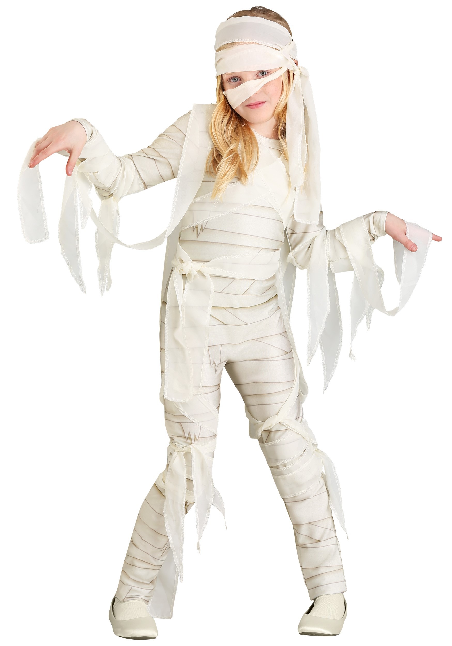 Photos - Fancy Dress Wraps FUN Costumes Under  Mummy Girl's Costume Brown/White FUN6180CH 