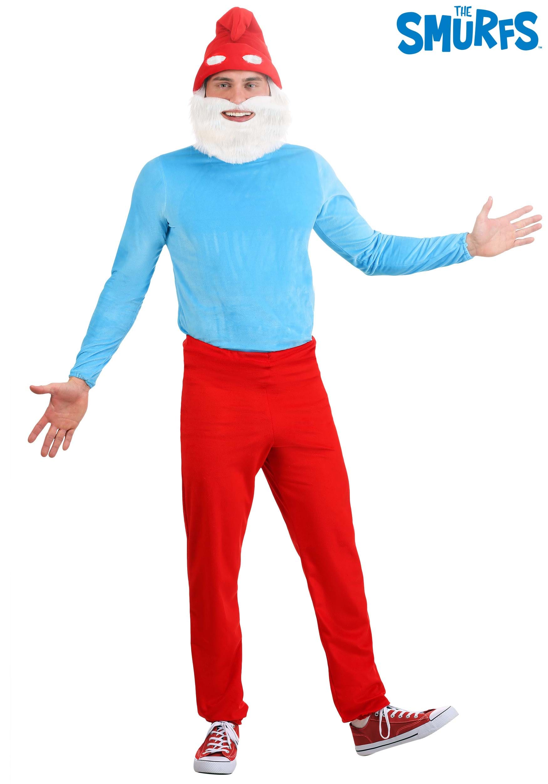 The Smurfs Papa Smurf Adult Costume