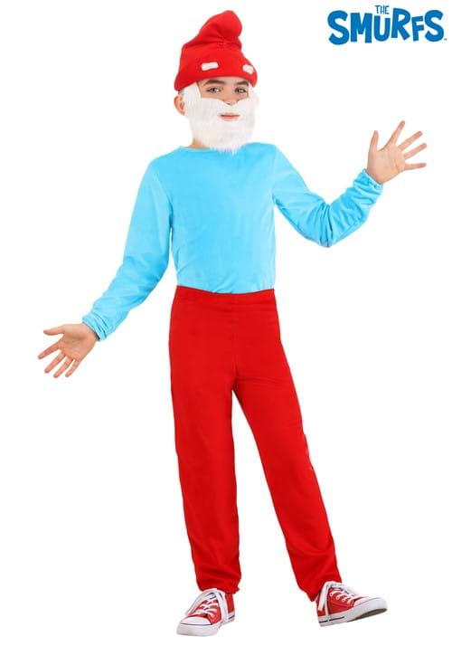 The Smurfs Child Papa Smurf Costume 2