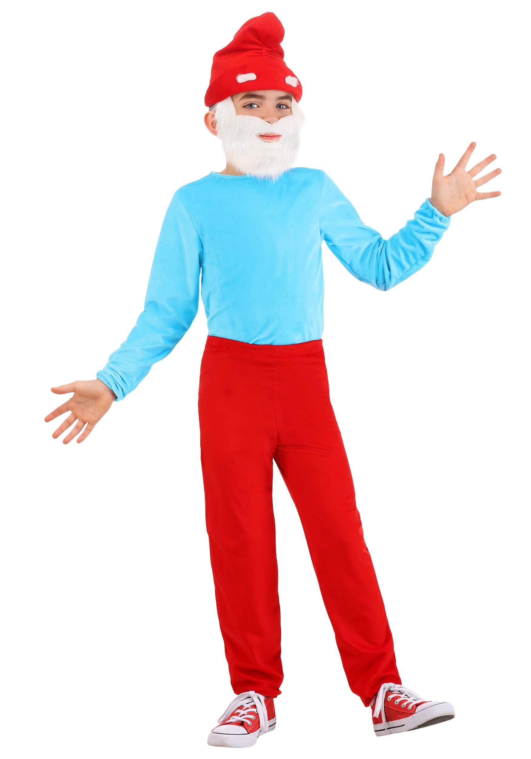 Child The Smurfs Papa Smurf Costume