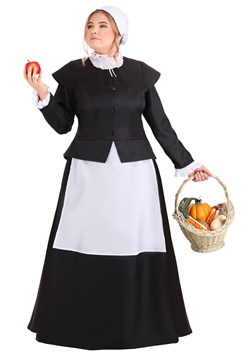 Plus Size Womens Thankful Pilgrim Costume