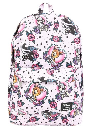 loungefly bambi flower mini backpack