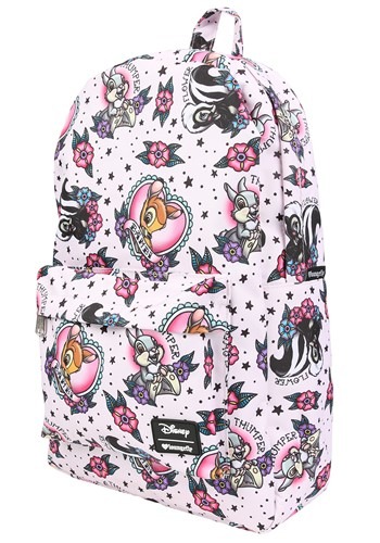 Disney's Bambi Print Pink Loungefly Backpack