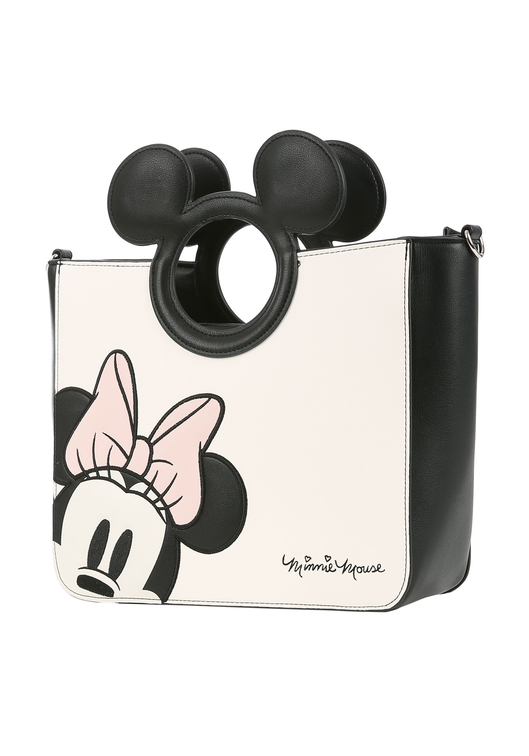 Loungefly Disney Minnie Mouse Faux Leather Bag with Crossbody Strap