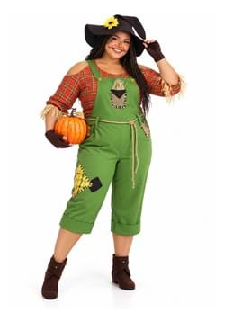 Womens Plus Size Scarecrow Costume New UPD 1