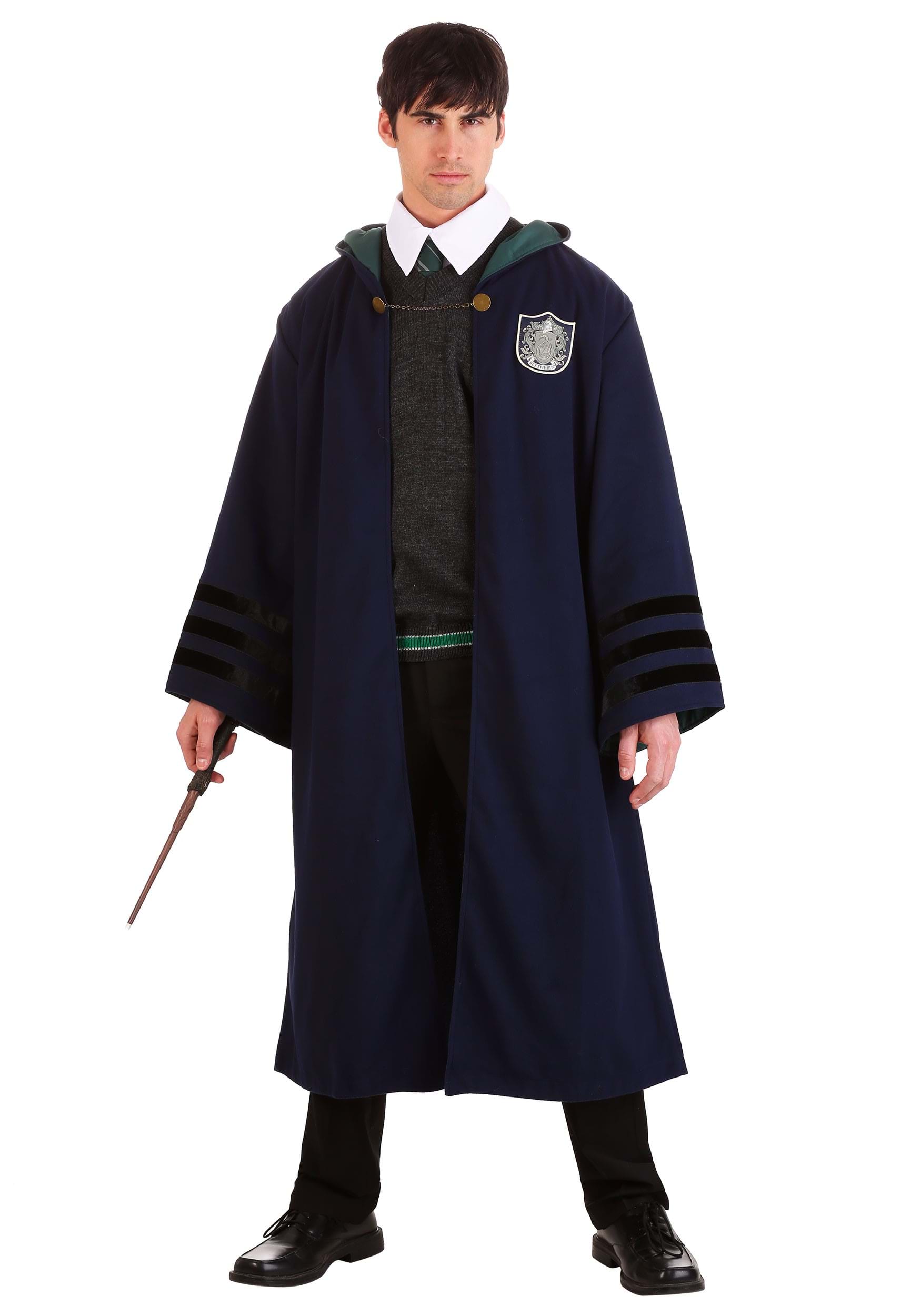 Photos - Fancy Dress Vintage FUN Costumes  Harry Potter Hogwarts Slytherin Robe Blue EL400051 