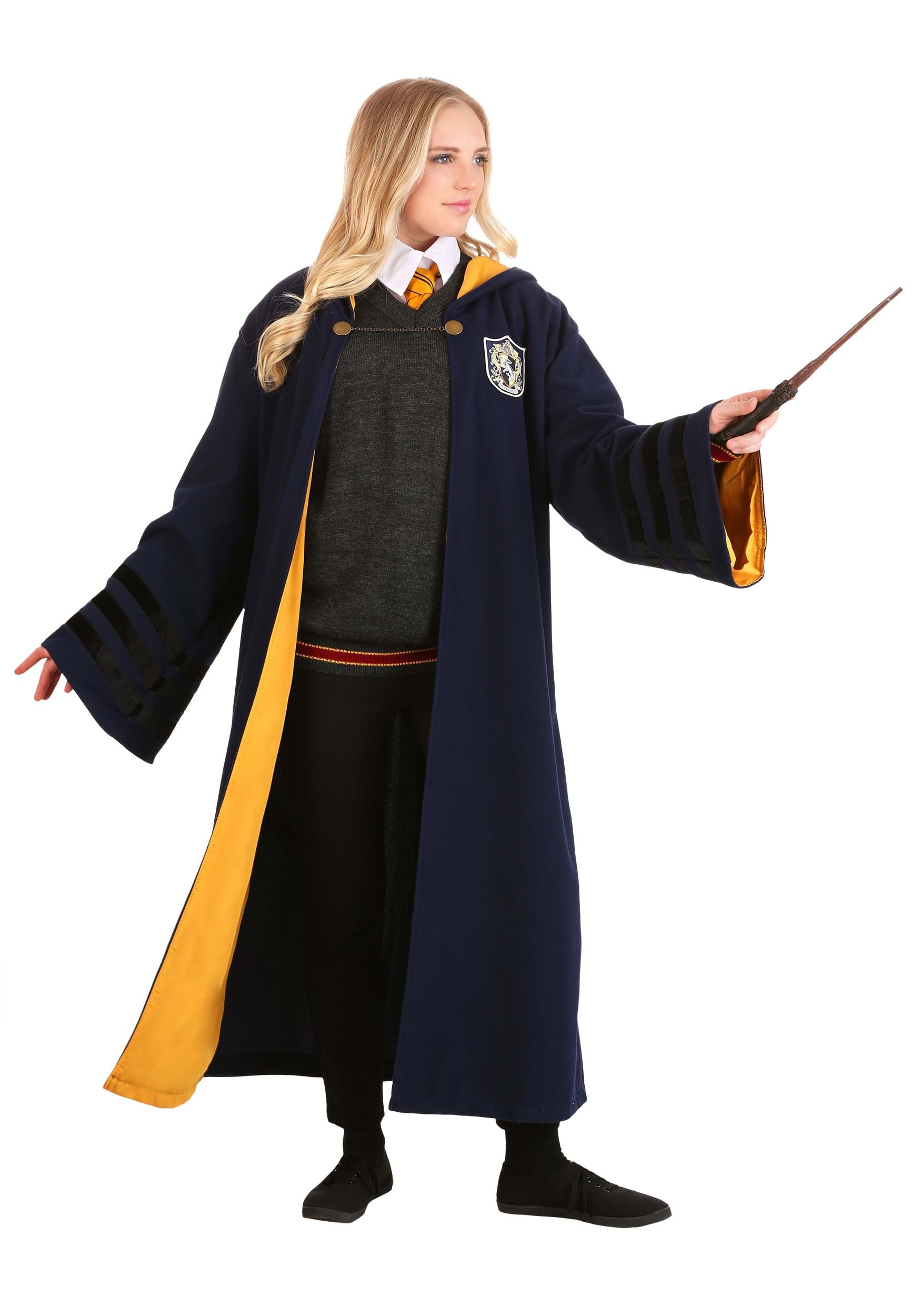 Adult Vintage Harry Potter Hogwarts Hufflepuff Robe