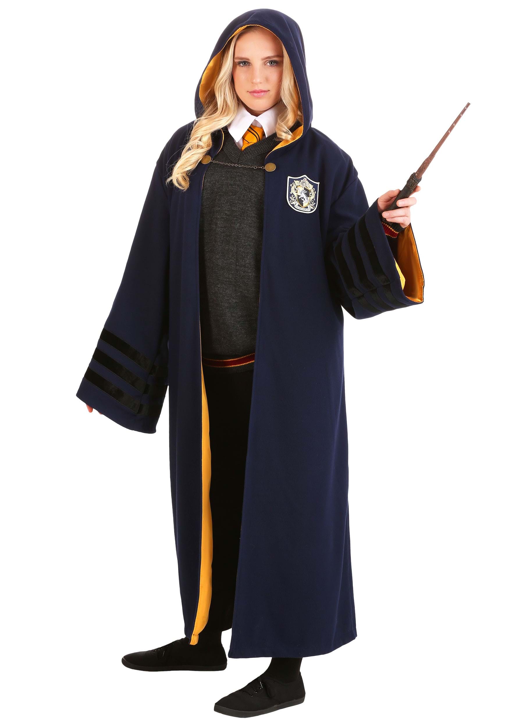 Betekenis hotel inzet Adult Vintage Harry Potter Hogwarts Hufflepuff Robe